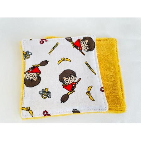 Lingette Harry Potter balai jaune