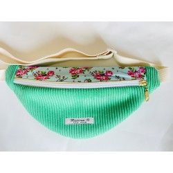 Banane enfant fleurs verte