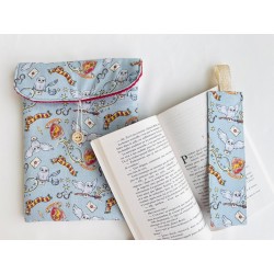 Pochette à livre matelassée et marque-page Harry Potter Hedwige