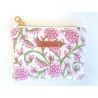 Porte-monnaie printemps indien rose