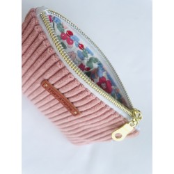 Porte-monnaie printemps rose