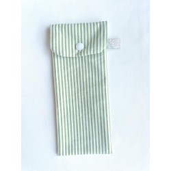 Pochette à brosse à dents olive