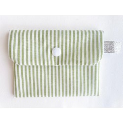 Pochette à savon olive