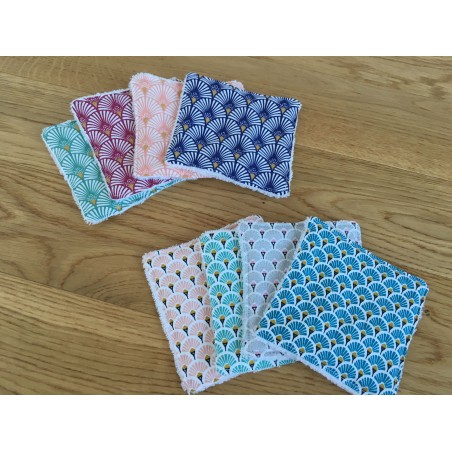 8 lingettes Eventails